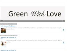 Tablet Screenshot of greenwithlove.com